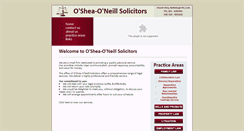 Desktop Screenshot of osheaoneillsolicitors.ie